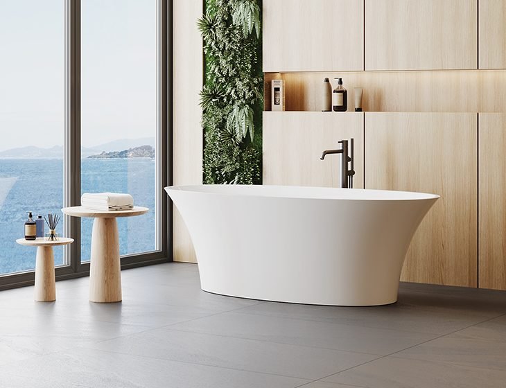 Adeline, a Mineral tub by MTI Baths