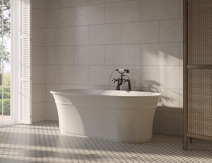 Hudson, a Mineral tub by MTI Baths