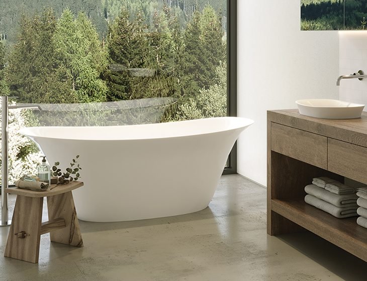 Maricela, a Mineral tub by MTI Baths
