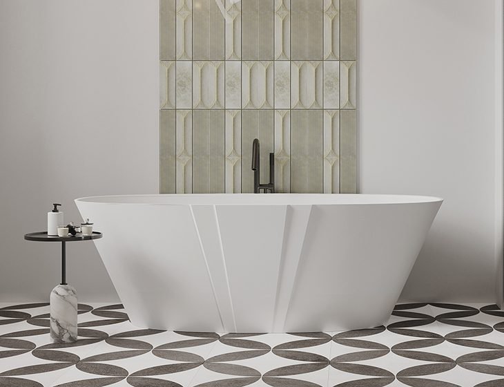 Magda, a Mineral tub by MTI Baths