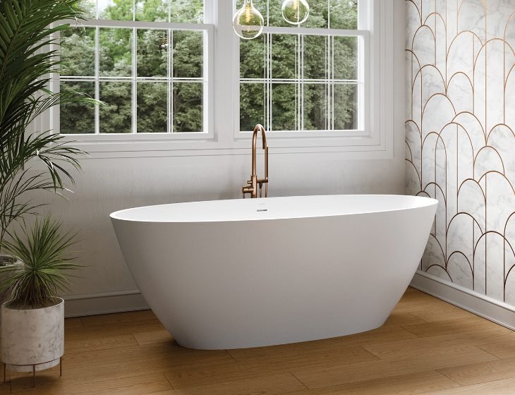 Ruby 2, a Mineral tub by MTI Baths