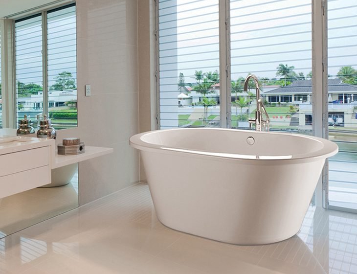 New Yorker 3, a tub in Acrylic or DoloMatte by MTI Baths