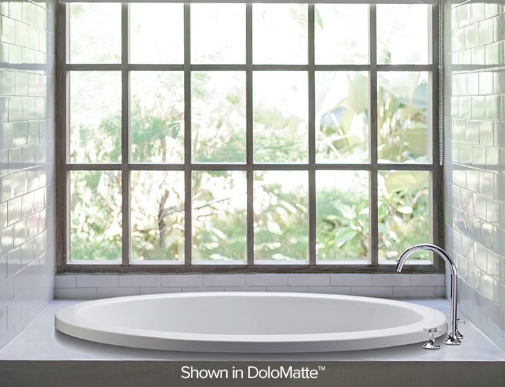 Adena 6, a tub in Acrylic or DoloMatte by MTI Baths