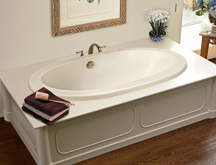 Adena 1, a tub in Acrylic or DoloMatte by MTI Baths