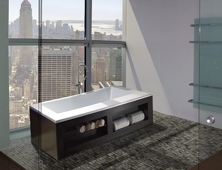 Metro 1, a tub in Acrylic or DoloMatte by MTI Baths