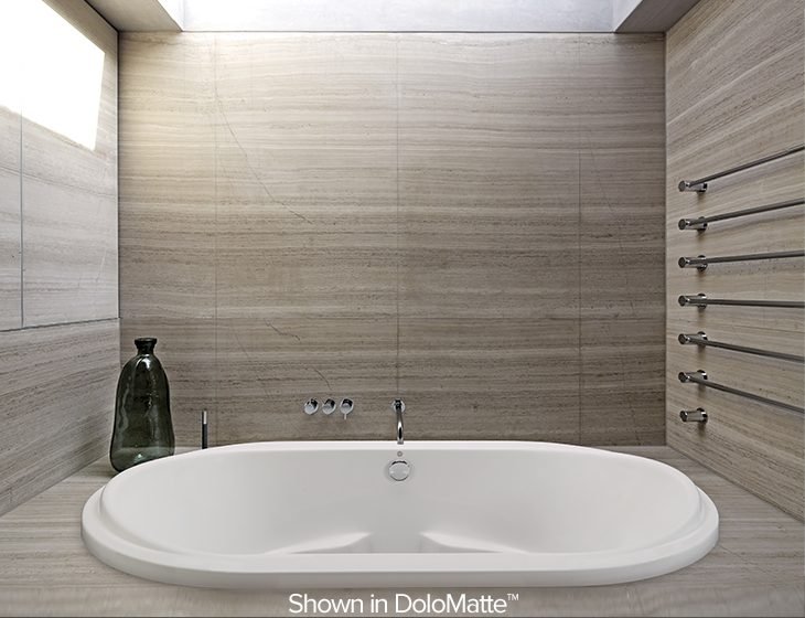 Harmony 1, a tub in Acrylic or DoloMatte by MTI Baths