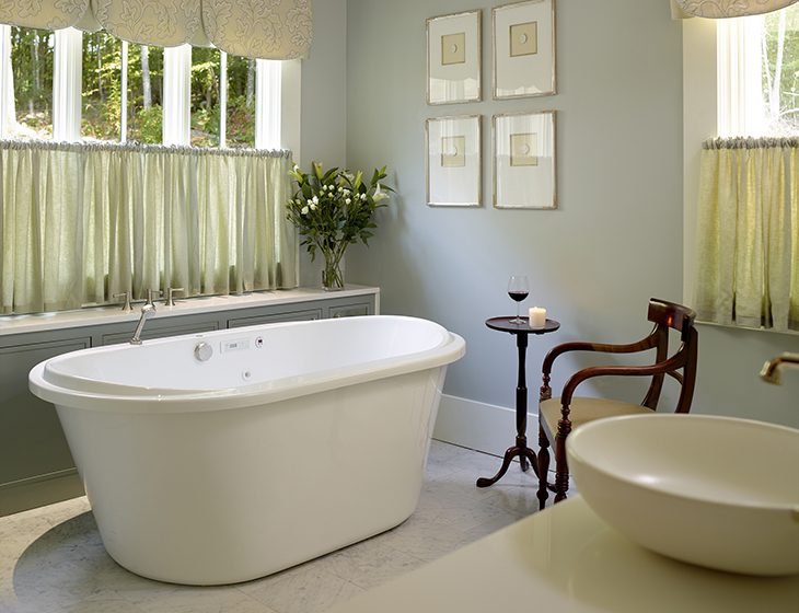Harmony 2, a tub in Acrylic or DoloMatte by MTI Baths