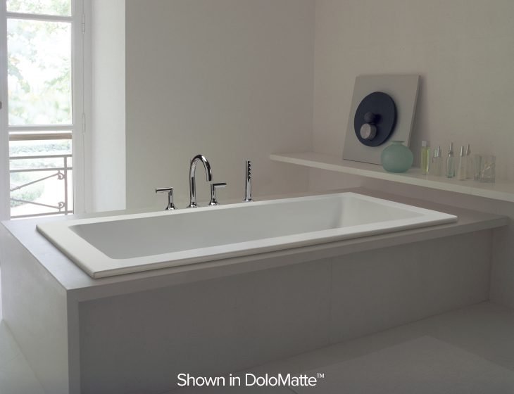 Andrea® 8, a tub in Acrylic or DoloMatte by MTI Baths