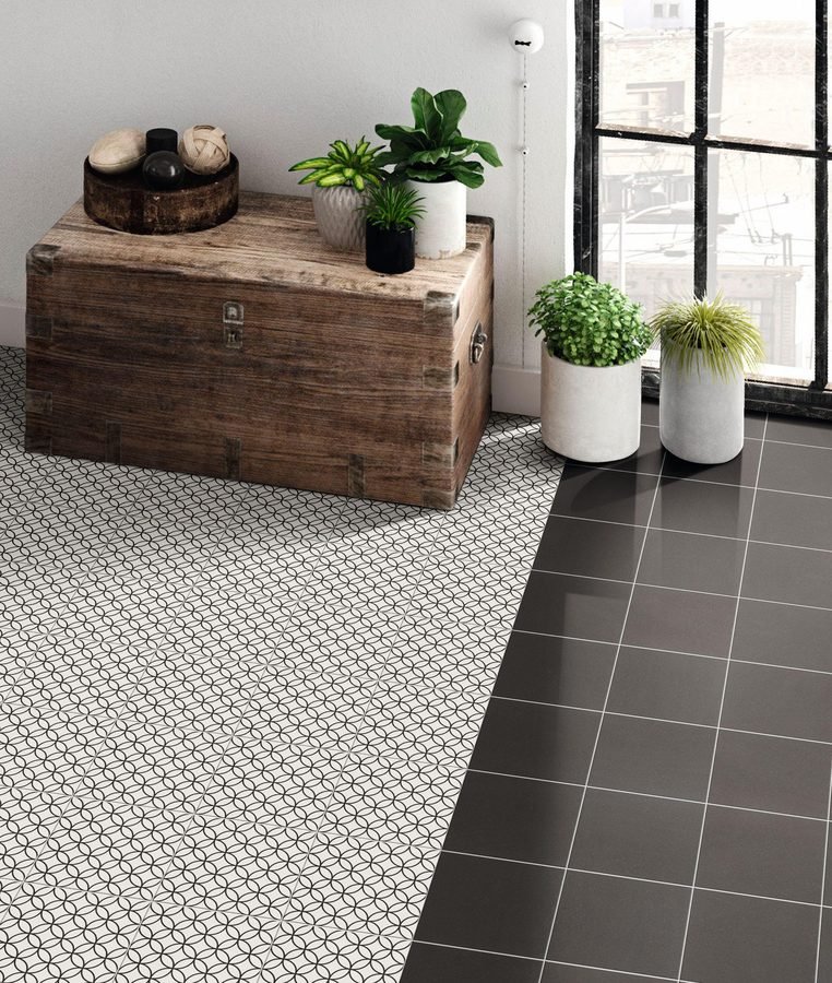 Geometric Collection tile by PetraSlate, shown in the maker&rsquo;s own photograph