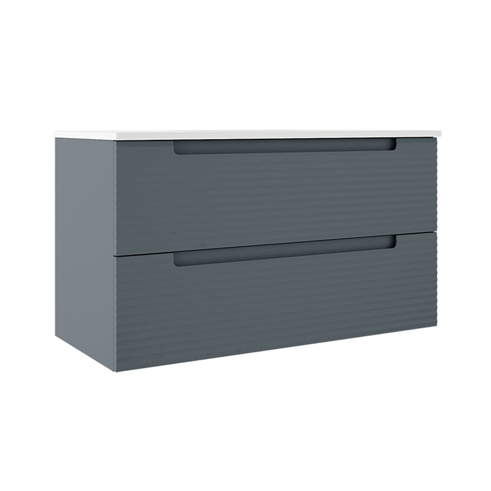 Coda Rippled Vanity by ICO Bathroom Luxury