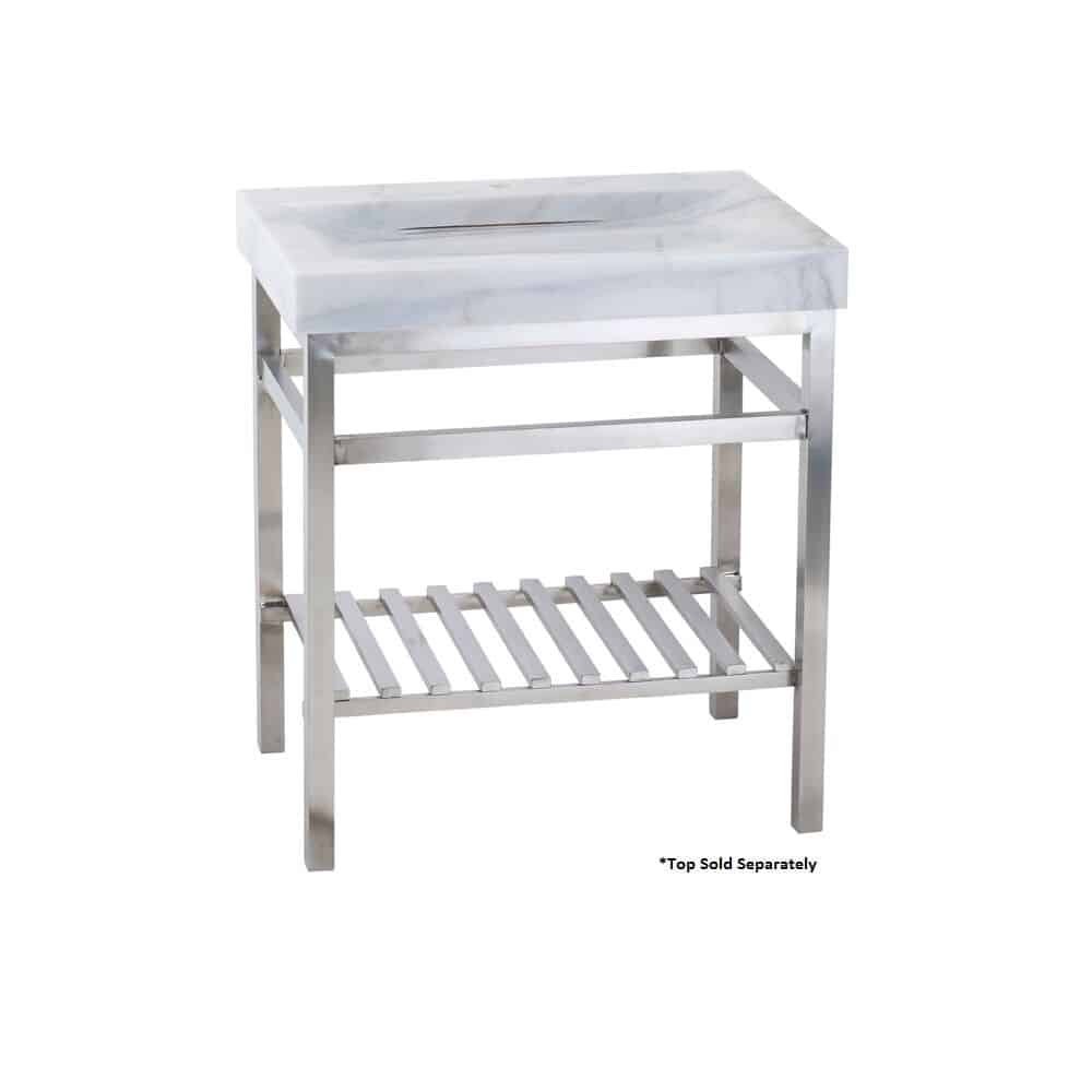 Stainless Steel Vanity Stand, a 24" vanity by Lenova
