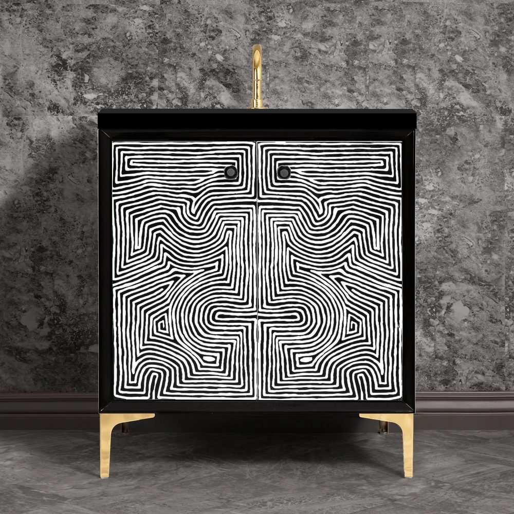 Kuba, a 30" vanity by Linkasink