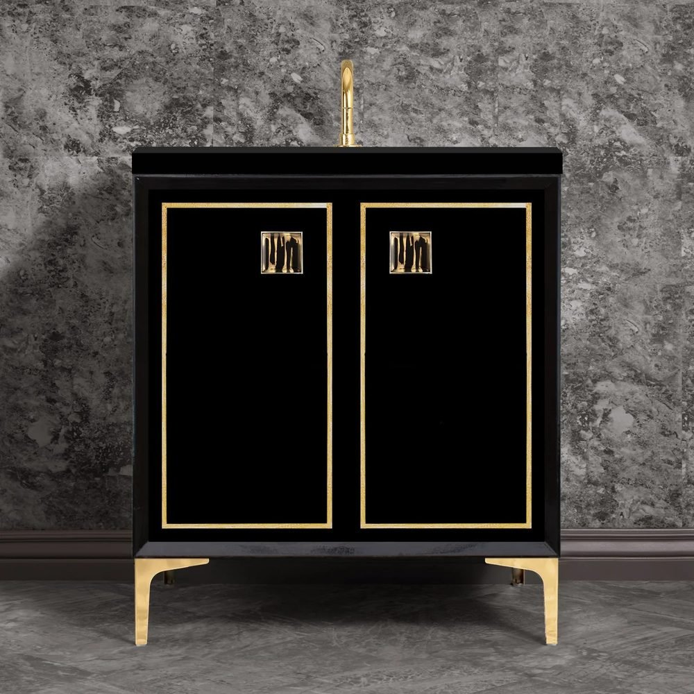 Linea, 3in Tiger Glass, a 30" vanity by Linkasink