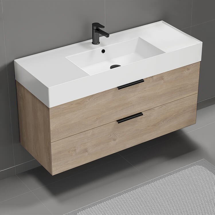 Derin DERIN28, Floating Bathroom Vanity, Modern, a 48" vanity by Nameeks
