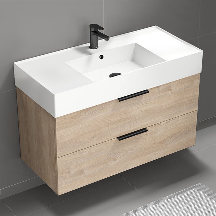 Derin DERIN27, Floating Bathroom Vanity, Modern, a 40" vanity by Nameeks