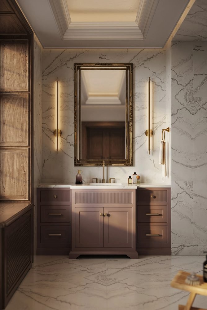 Haven (Atelier Gallery), a 66" vanity by WoodPro
