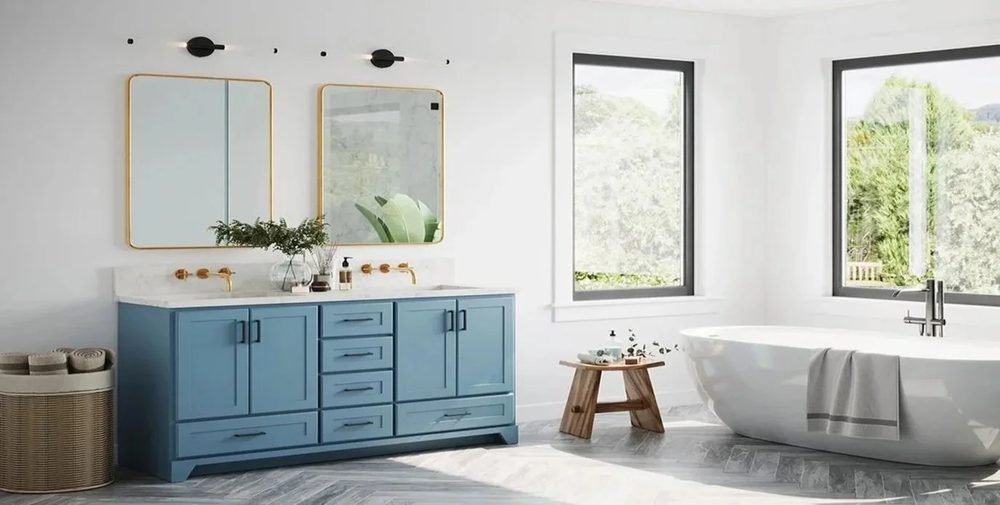 Origin, Overlay Collection (Heritage), a 48" vanity by WoodPro