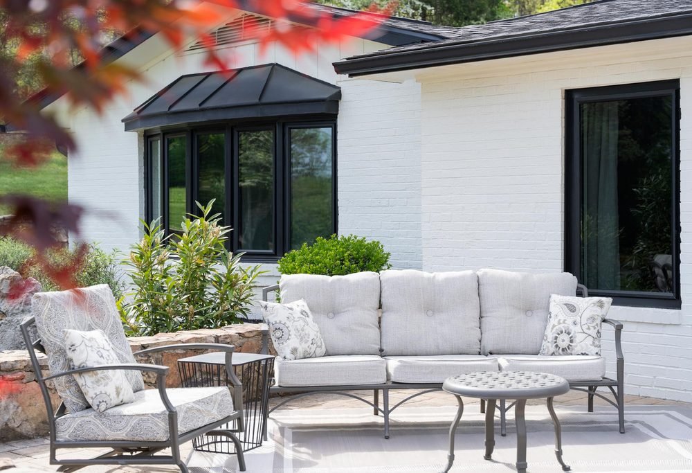 Endure Casement Bow Window Coal Black, a vinyl window by ProVia