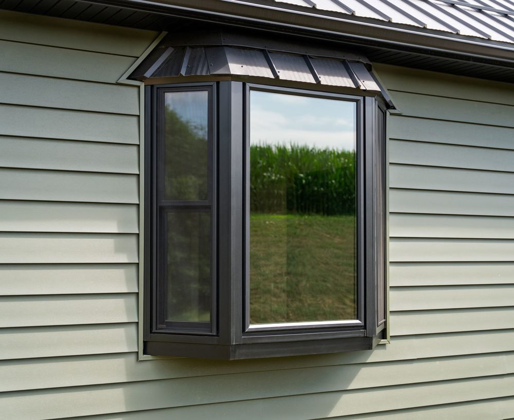 Endure Bay Window Coal Black, a vinyl window by ProVia