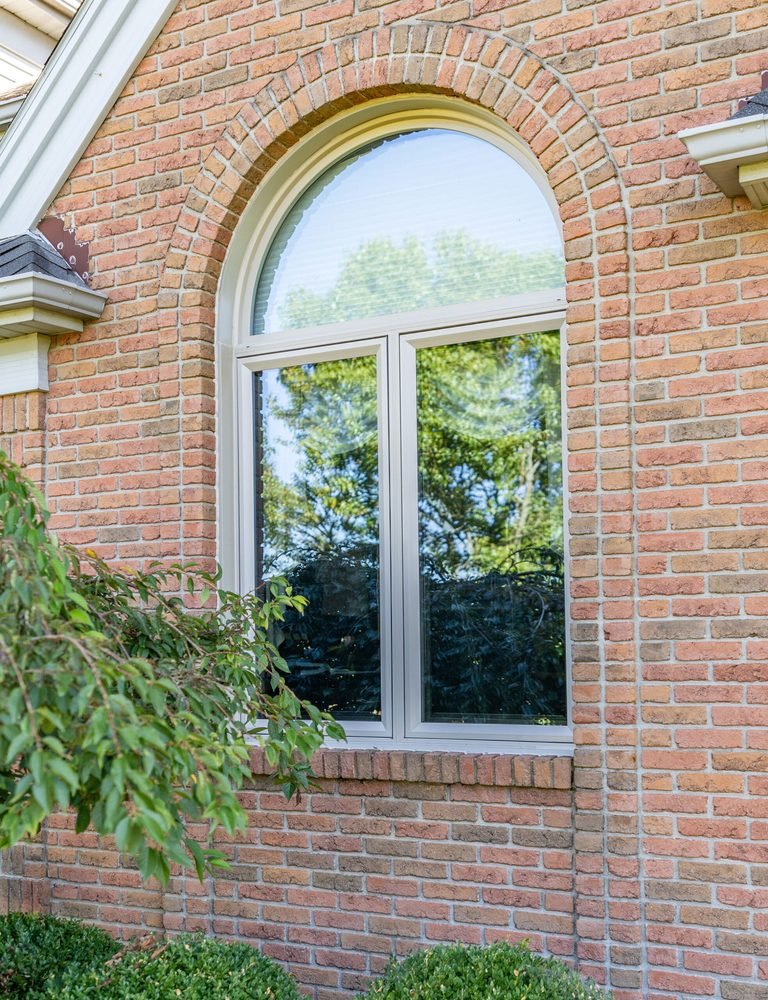 Aeris Shaped Window in Beige, a wood window by ProVia