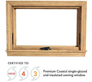 Awning, Premium Coastal Series, a wood window by Weathershield
